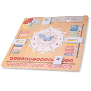 Calendar clock - only available in the Dutch language